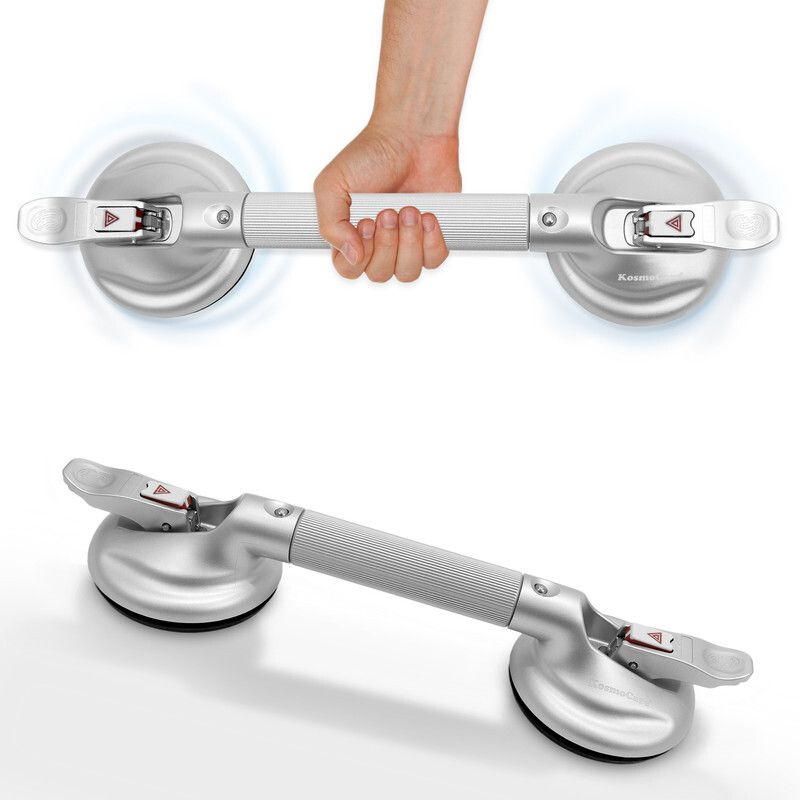 Suction Grab Bar Heavy Duty-Crest Series silver(RX979) Shower Grab Bar-image-34