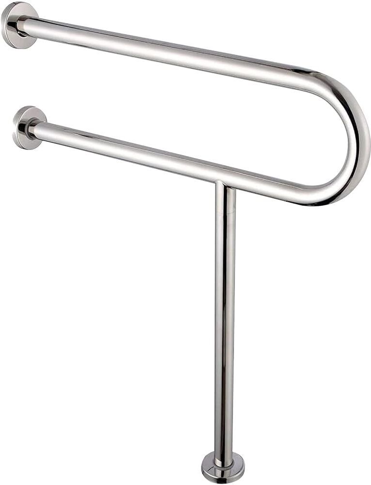 signxpress 100% Stainless Steel 304 Heavy Duty U Shaped Grab bar for Bathroom- 32mm, 750mm Shower Grab Bar-picture-12