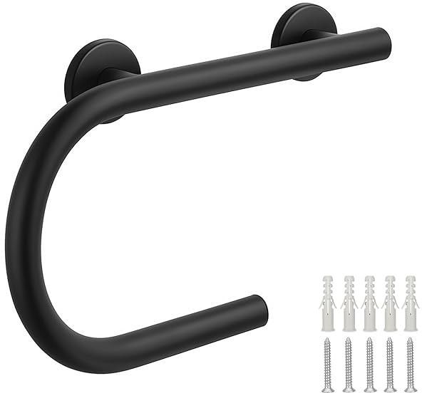 anatomix GB-BLK Grab Bar or toilet paper holder Shower Grab Bar-picture-44