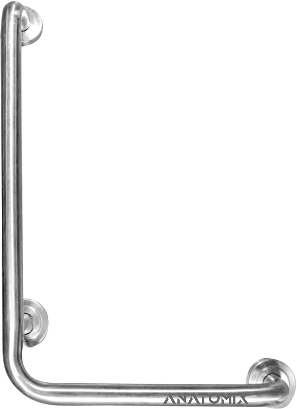 12X18 Inch L-Shaped Grab Bar Safety Hand Support Rail for Elderly Pack Of 1 Shower Grab Bar-image-1