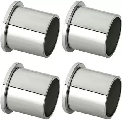 Bracket for Stainless Steel Curtain Rod and Wardrobe Rod -4 Pcs Shower Grab Bar-image-4