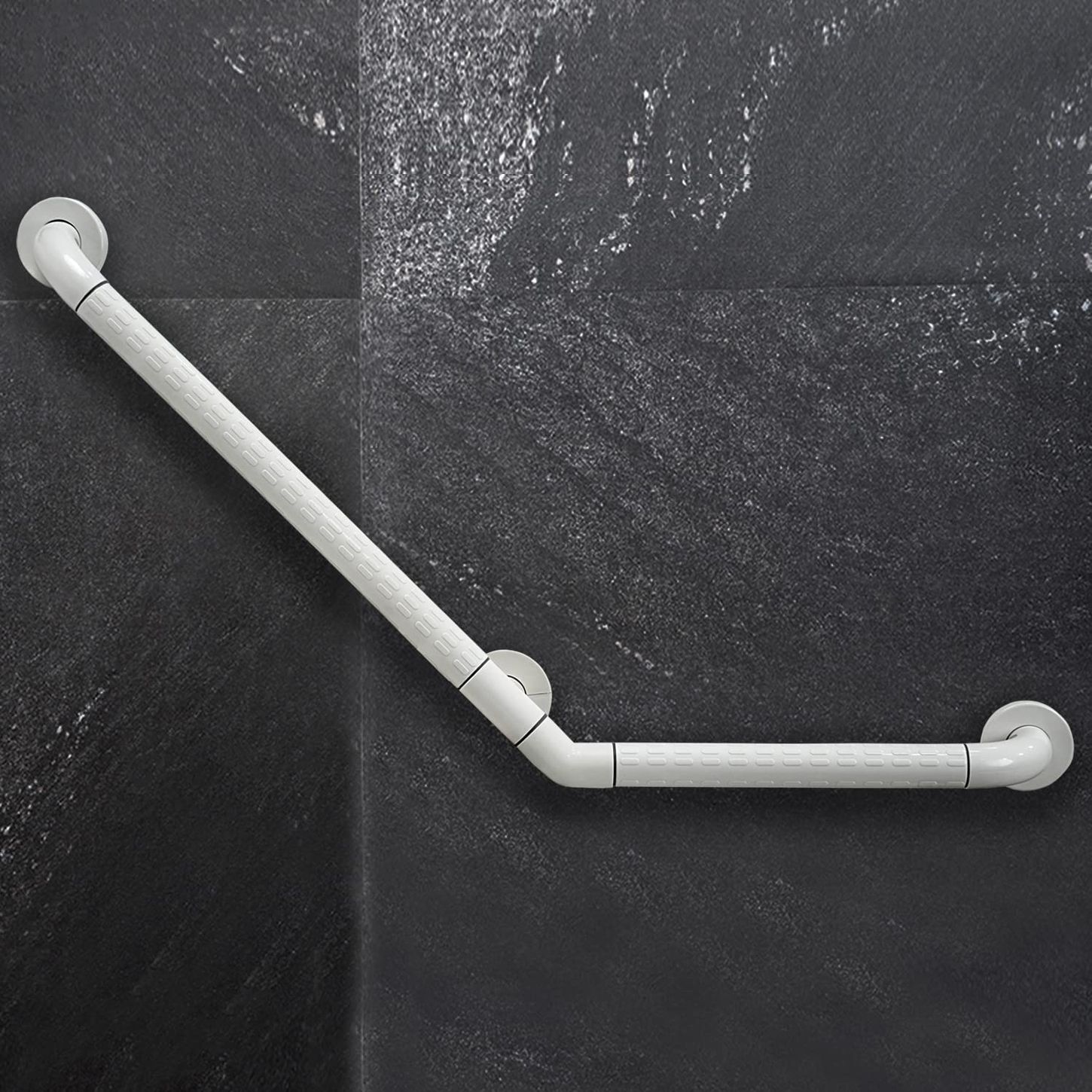Grab Bar With 135° Anti-Slip Nylon Grip|Grab Bars For Senior Citizens (70x50 Cm) Shower Grab Bar-image-4