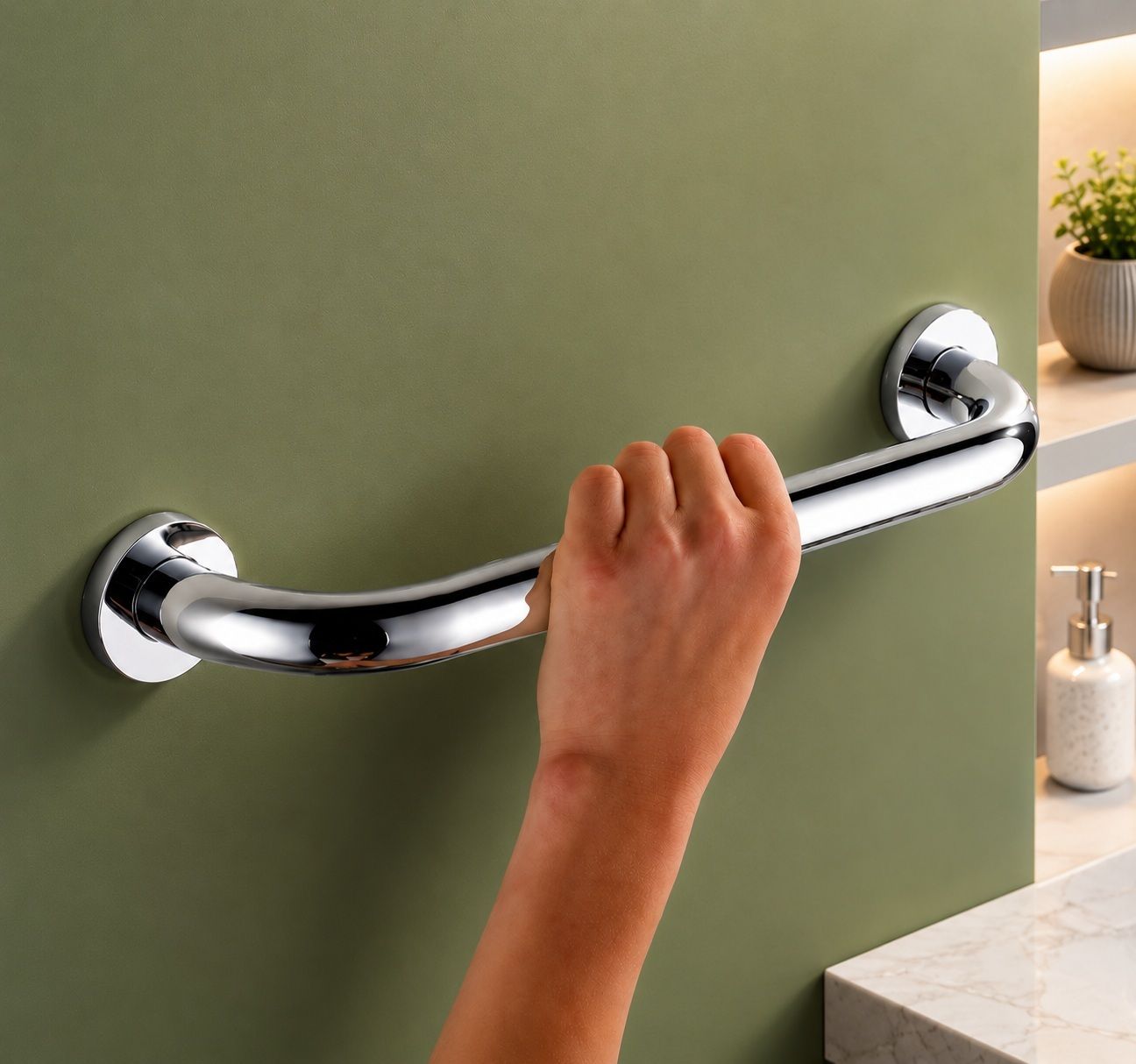 9 Inch Grab Bar Wall Support Handle for Seniors, Patients & Daily Use Shower Grab Bar-image-27