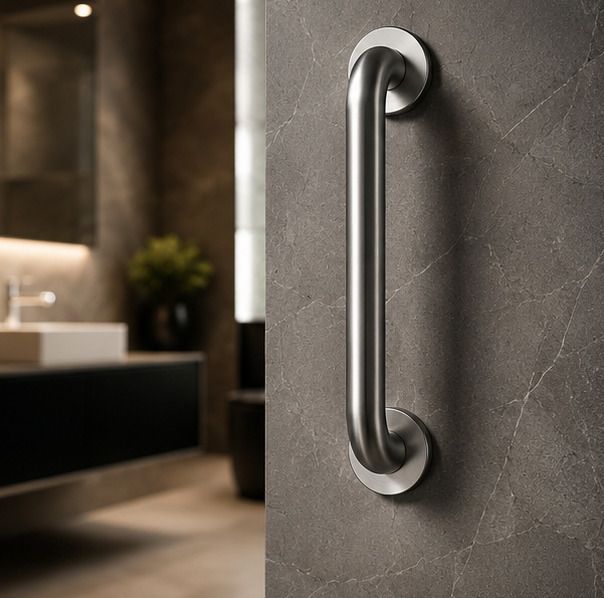 Stainless Steel Grab Bar 8 Inch Matte Finish Bathroom Safety Handle Support Shower Grab Bar-image-32