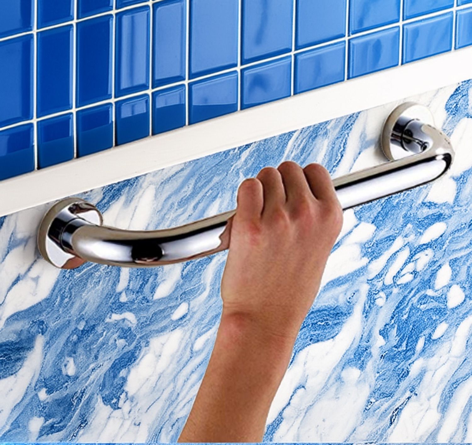 100% Stainless Steel 304 Heavy Duty Grab bar "9" for Bathroom Shower Grab Bar