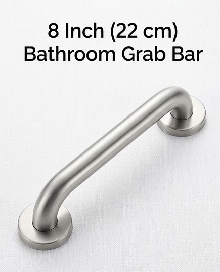 Bathroom Safety Rail 8 Inch Stainless Steel Wall Mounted Grab Bar Shower Grab Bar-image-14