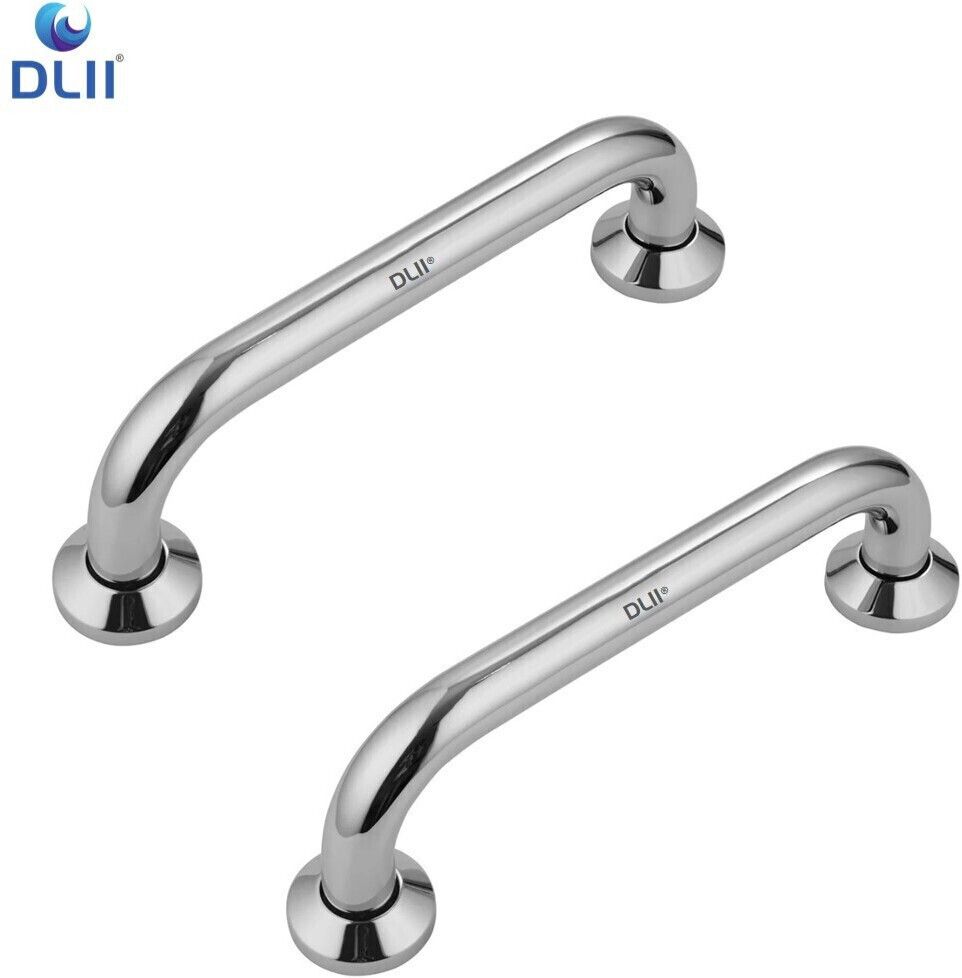 dlii Toilet Grab Bar 12 Inch with Safety Rail Handle Non-Slip Bathroom Support Shower Grab Bar-picture-17