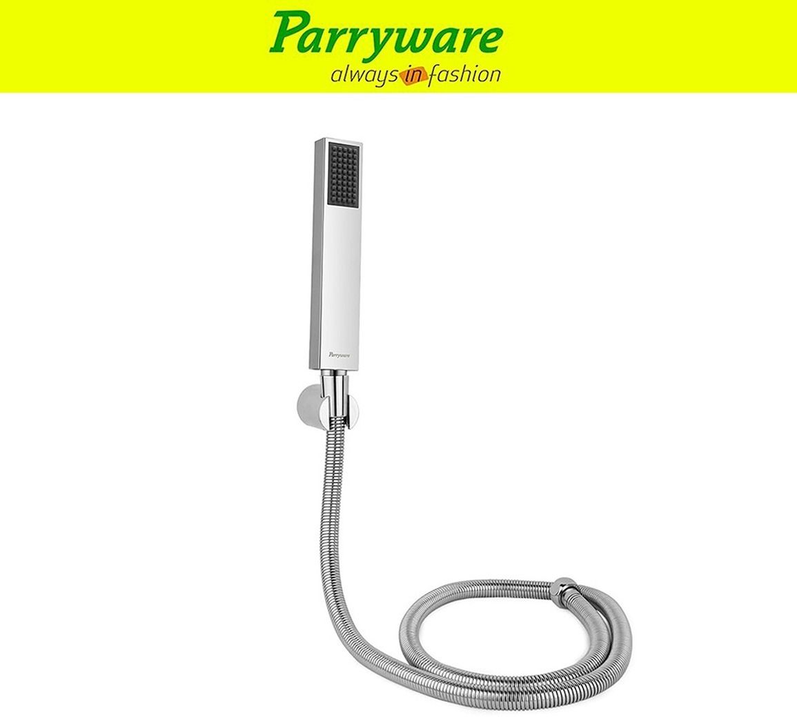 Stick Square Hand Shower Set With Shower Tube 1.5 Meter set of 1 pic 02287 Handheld-image-30