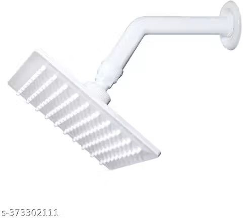 White Over Head Slim Shower , Abs Shower Size (6x6 into inch) Pack Of 1 Fixed Mount-image-28