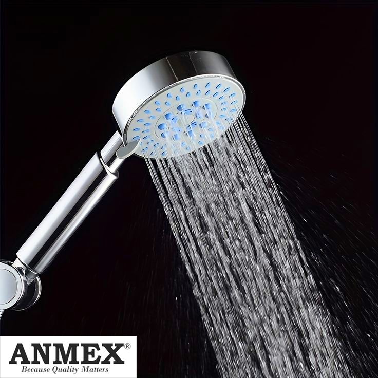 5 Gear Multi Adjustable Rain Spray Hand Shower 1.5mtr SS Shower Tube and Wall Hook Handheld-image-24