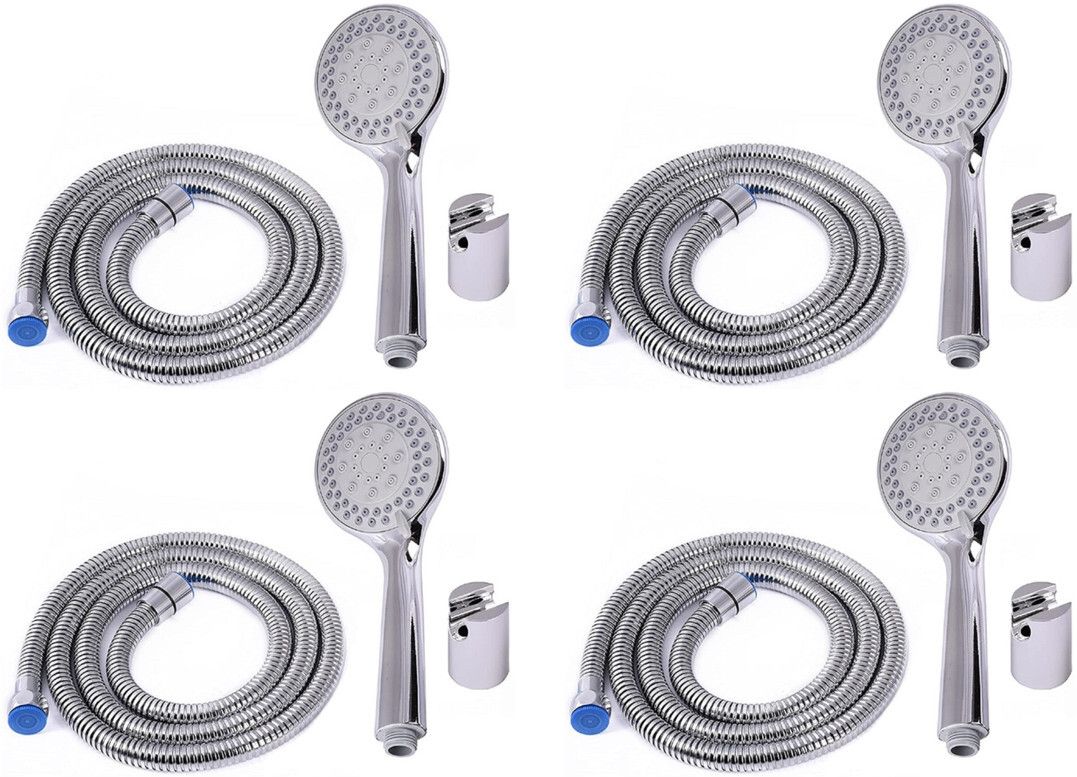 Sellzy 5 Flow HS-0012 ABS Plastic Hand Shower with SS Tube 1.5 Meter Wall Hook Hand Held Shower Rain, Waterfall, Massage, Mist-image-19
