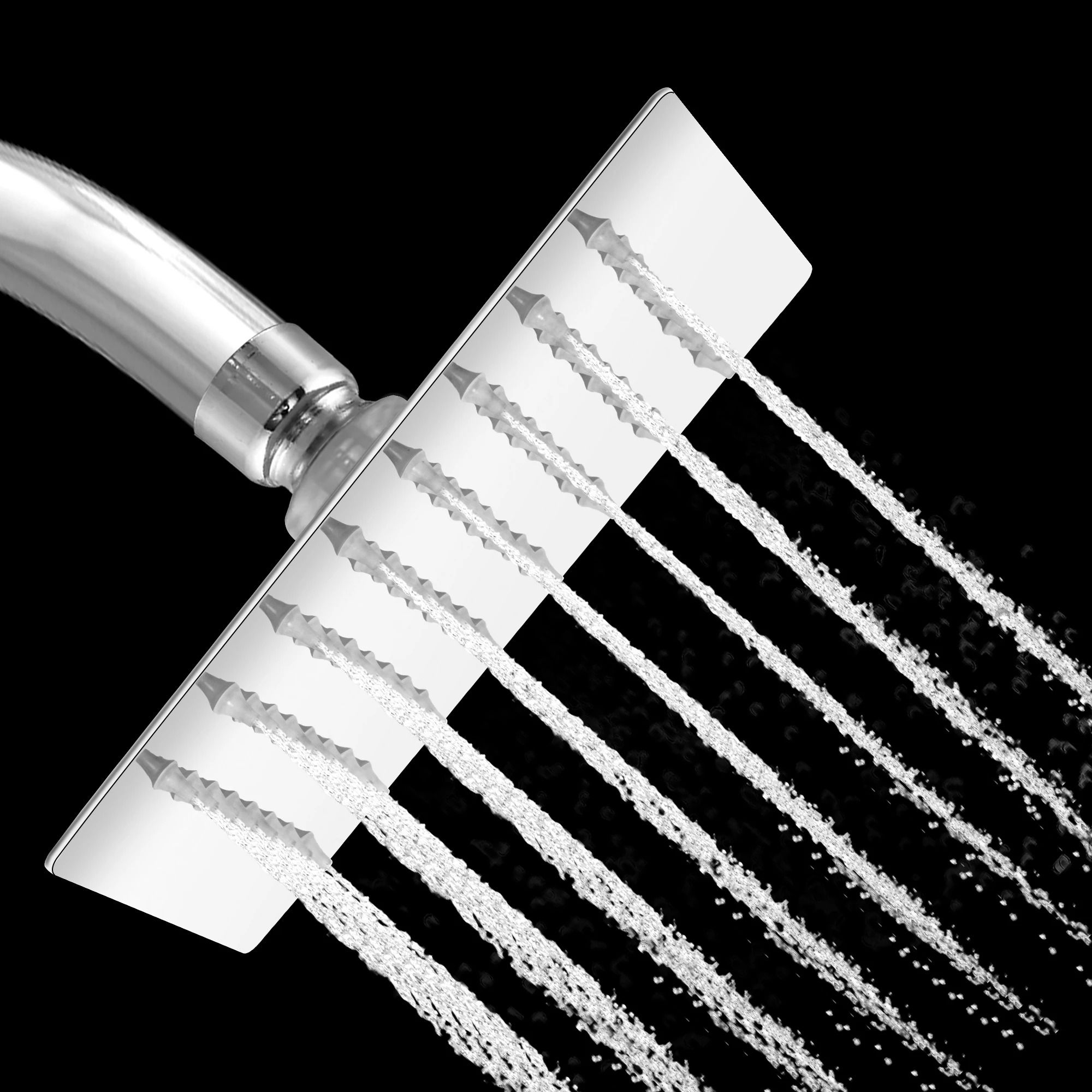 Stainless Steel Shower Head for Bathroom/Rain Shower Head/Shower-(6x6 In) Fixed Mount-image-4