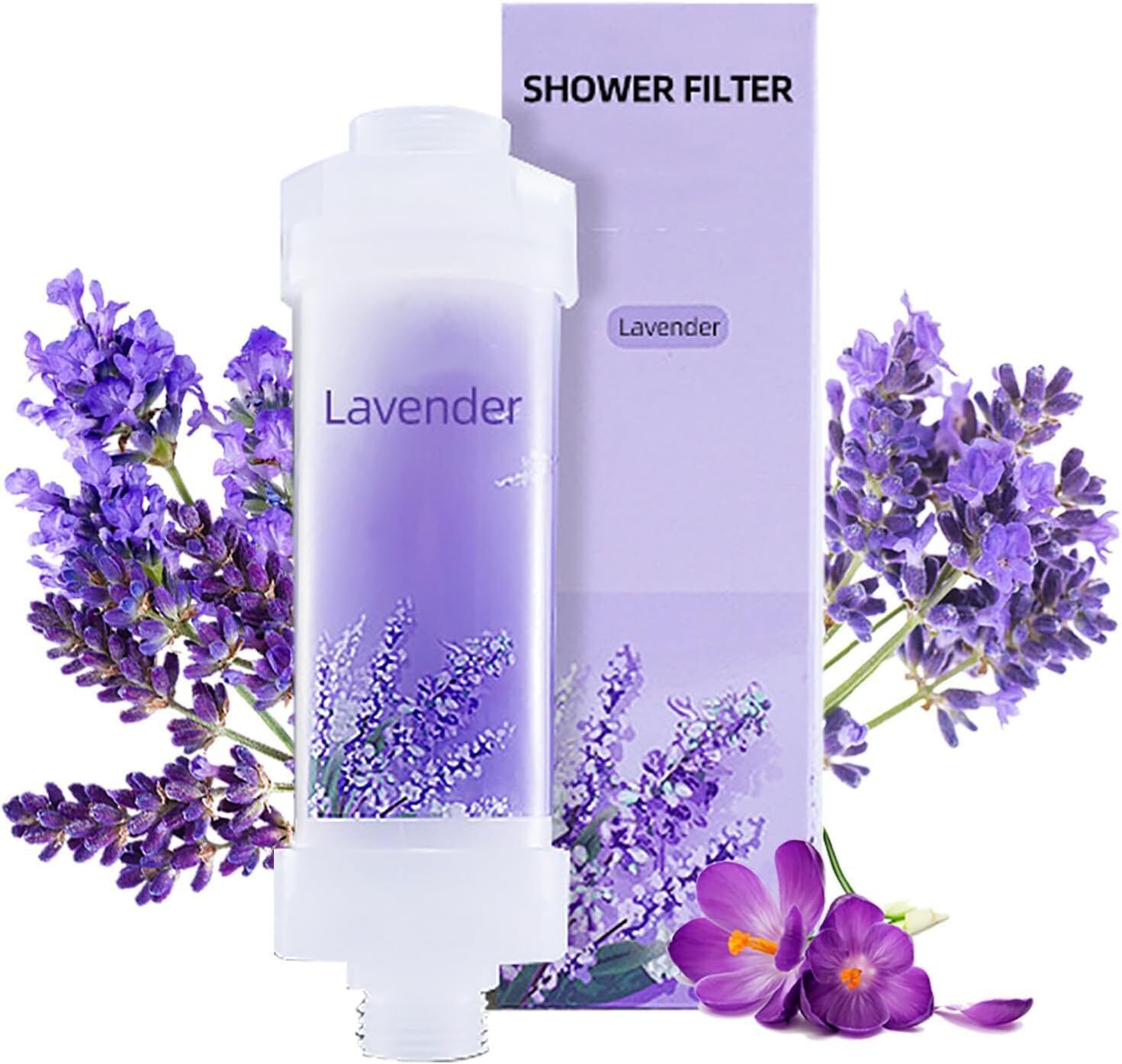 Shower Infuser - Vitamin C Shower Head Filter, Hard Water Softener Handheld-image-16