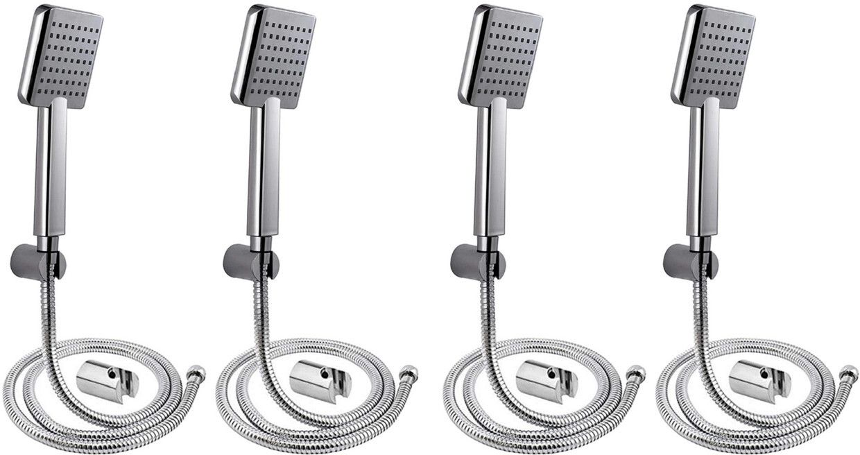 Sellzy HS-0017 ABS Plastic Hand Shower with SS Tube 1.5 Meter Wall Hook Hand Held Shower Rain-image-29