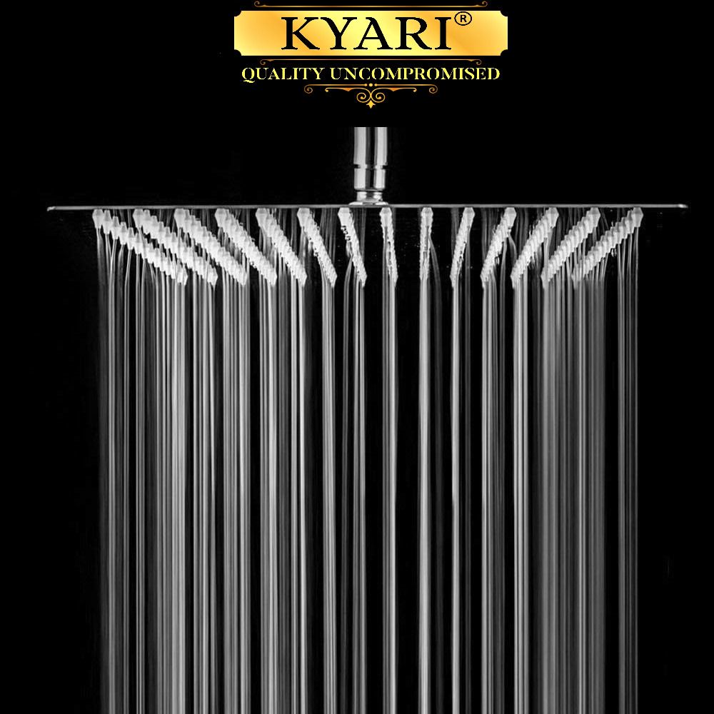 - 12 X 12 Ultra Slim Extra Heavy Shower Head Only ( WITHOUT ARM ) SH649 Fixed Mount