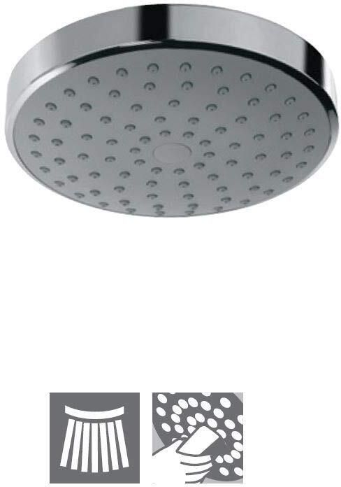 OVERHEAD SHOWER 180mm DIA ROUND SHAPE SI Fixed Mount-image-42