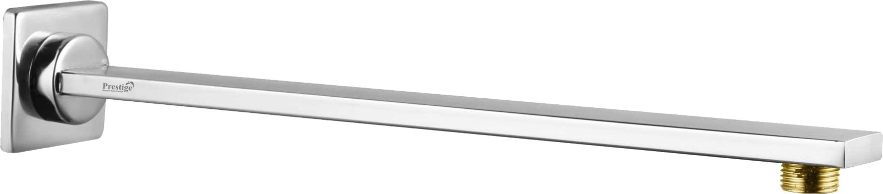 EXTRA HEAVY 18inch Flat Shower Arm Rod With Brass Thread For Shower Head Fixed Mount