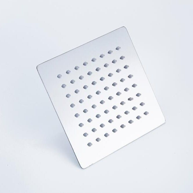 Rain Shower Ultra Slim Square 6x6 Inch 150mm (Only Showerhead) Fixed Mount-image-3