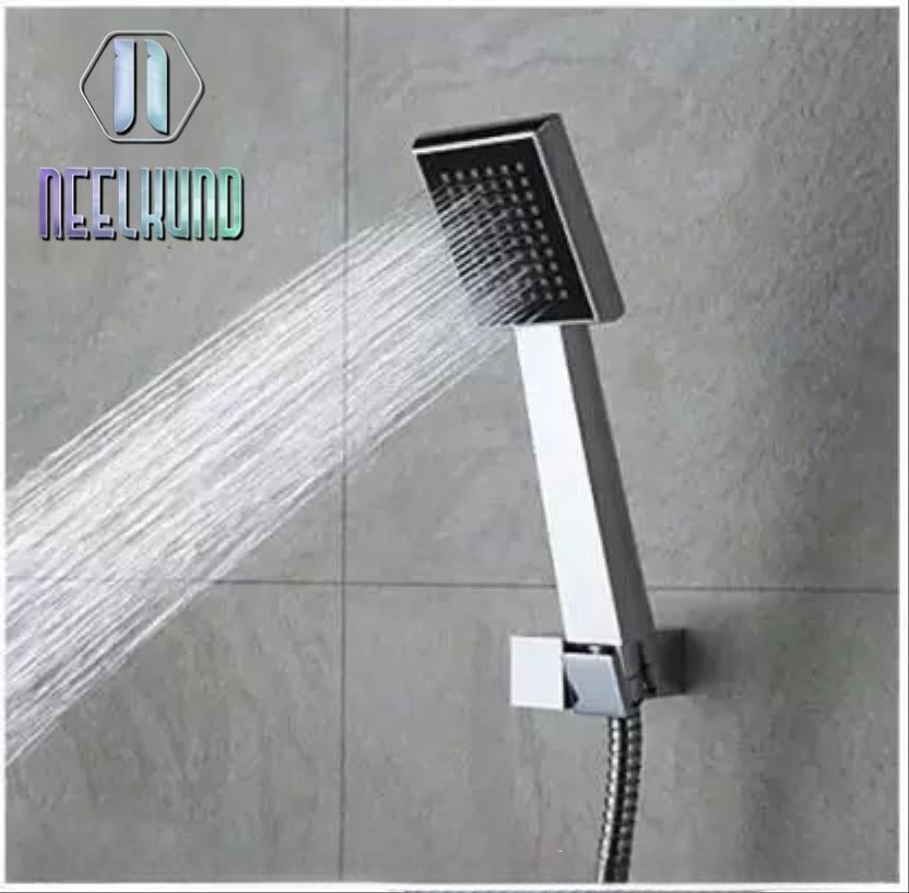 neelkund Square Hand Shower Set With Shower Tube 1.5 Meter Shower Head Handheld-picture-15