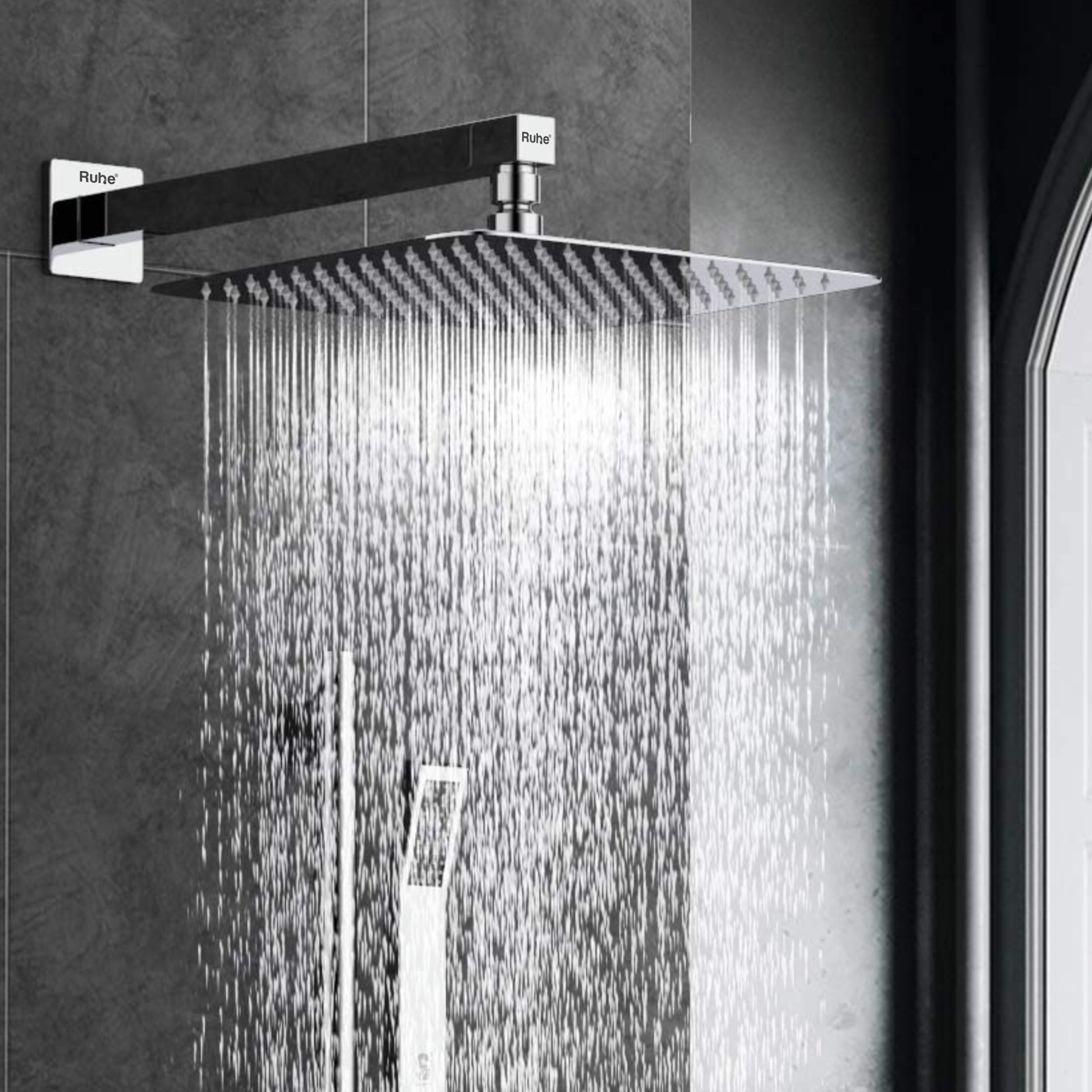 ruhe Stainless Steel 6 Inches Ultra Sleek (Only Showerhead) Fixed Mount-picture-25
