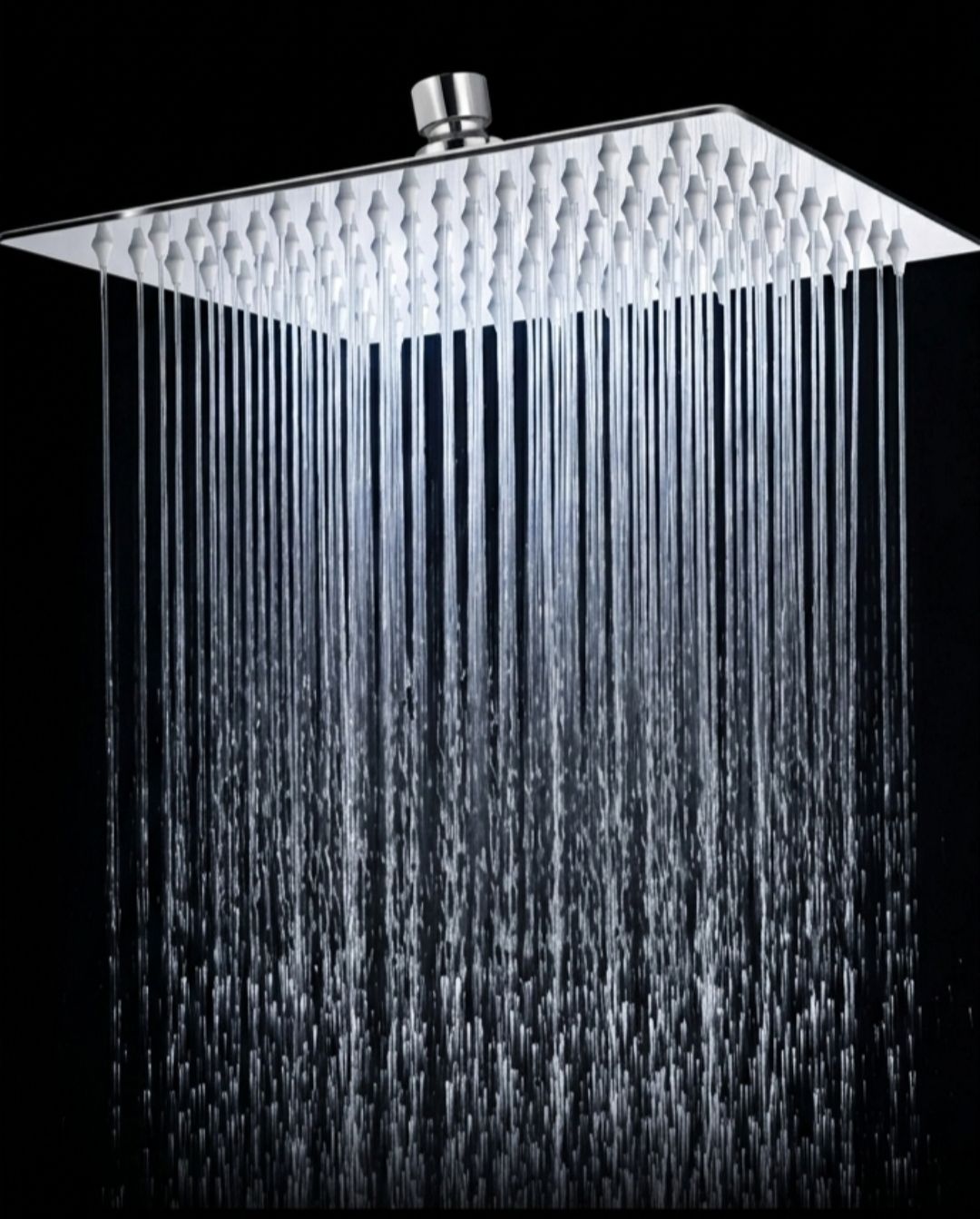 6''x6'' premium Quality SS Ultra Slim Square rain shower Head fixed mount heavy Fixed Mount-image-28