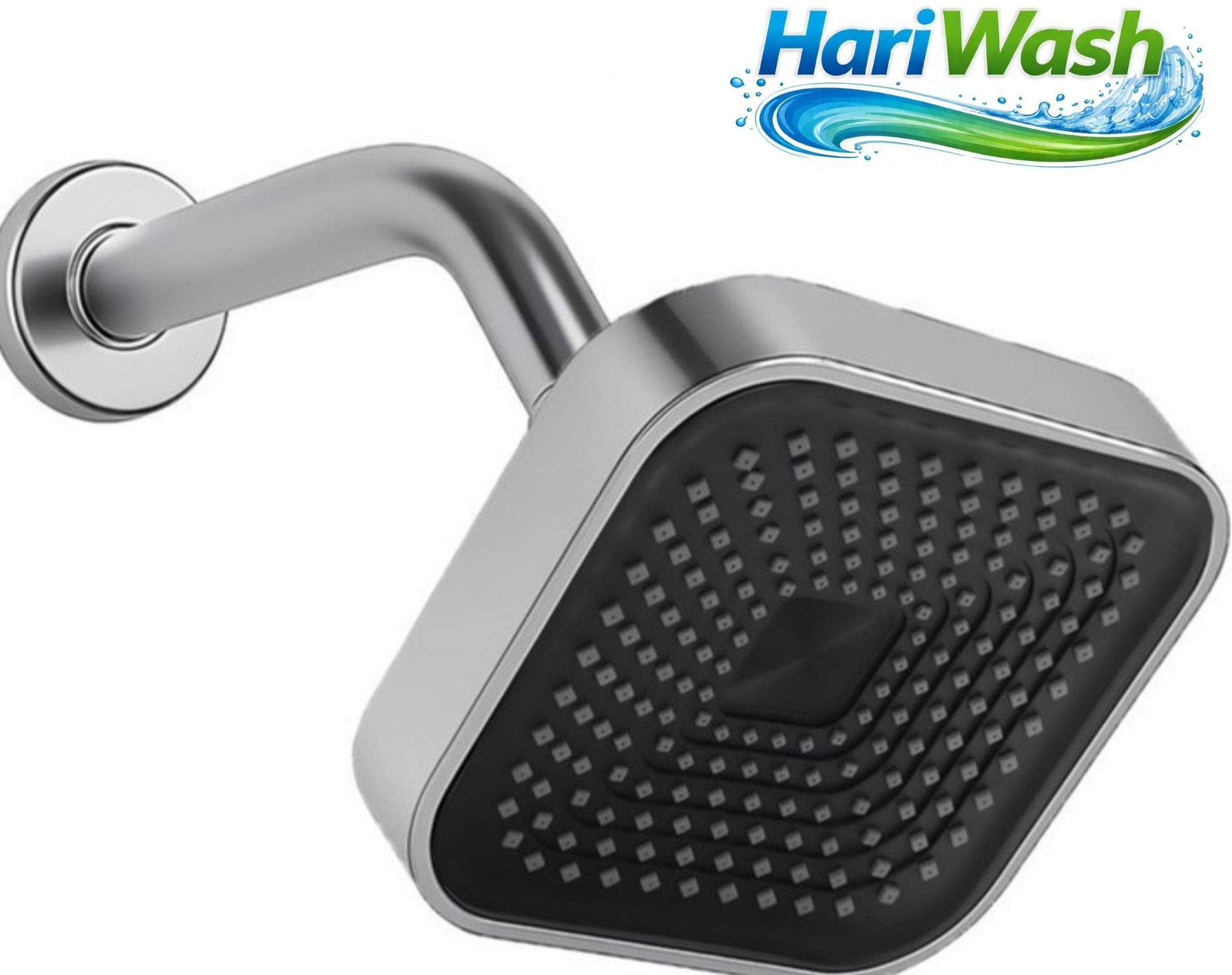 6x6" Square Rain Shower Head High Pressure & Stylish Design Shower Head Fixed Mount-image-12