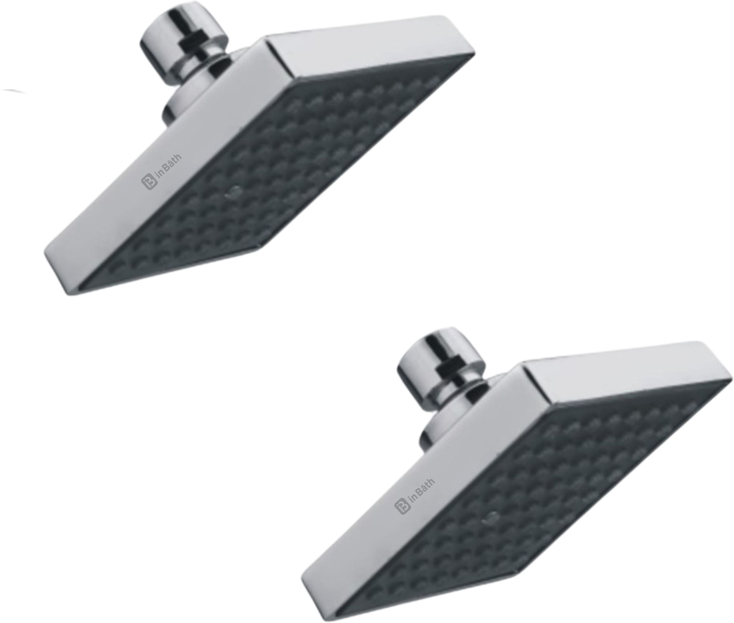 amozkart by inbath 4x4 Inches Square Overhead Shower, 2 Pieces Fixed Mount-picture-20