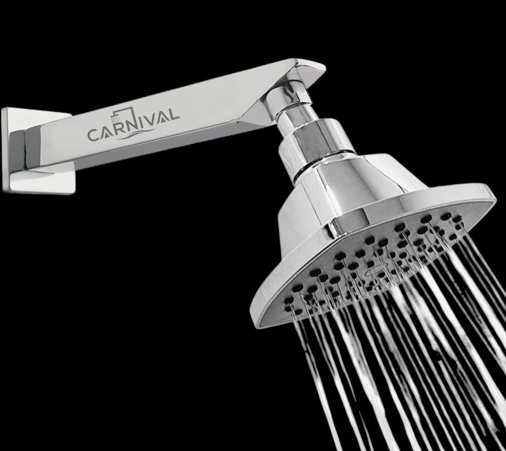 ABS Square shower With ARM Fixed Mount-image-11