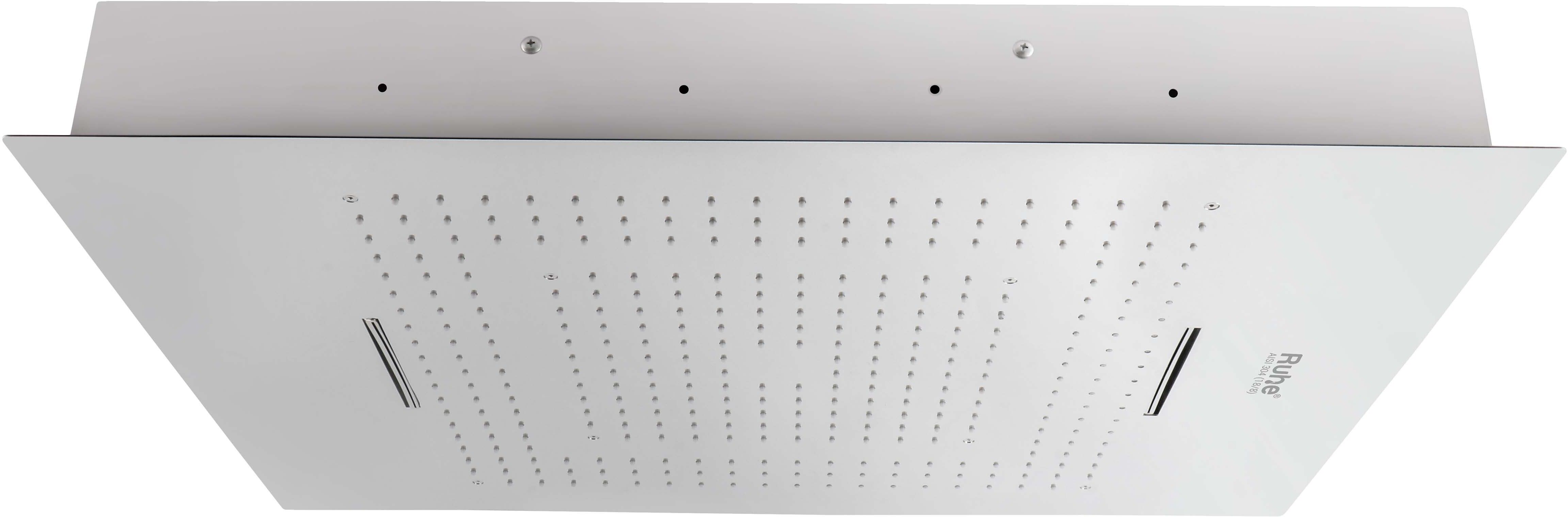 ruhe Ceiling Triple Flow 304-Grade S.S Overhead Shower |32 x 24 Inches| Fixed Mount-picture-15