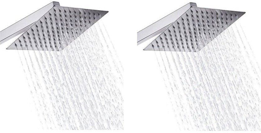 clinton Stainless Steel 4x4 Inch Ultra Slim With (9" Inch) Square Arm (pack of-2) Fixed Mount-picture-15