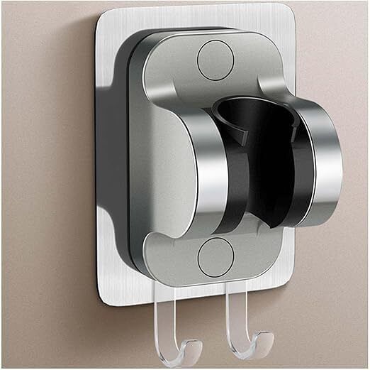 Solid / High-Bond Adhesive shower handle holder for bathroom Fixed Mount-image-1