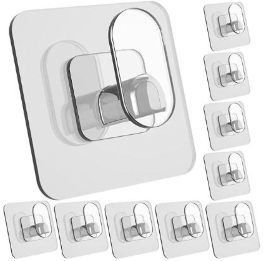 leelo store Glossy Shower Rod Hook-picture-22