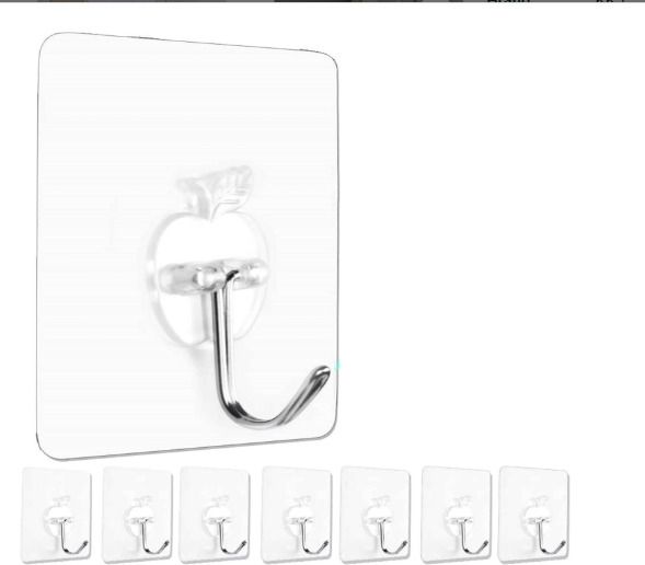 sbm enterprises Matte, Chrome, Glossy Shower Rod Hook-picture-15