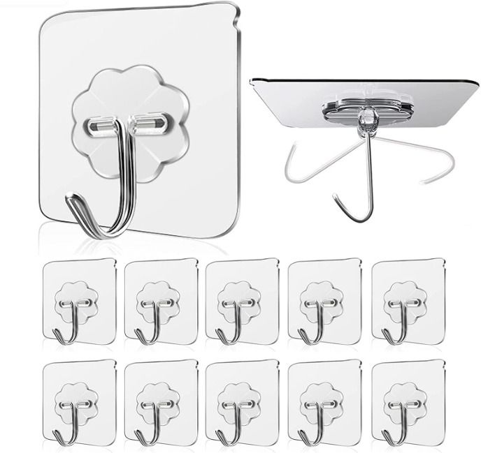 Glossy Shower Rod Hook