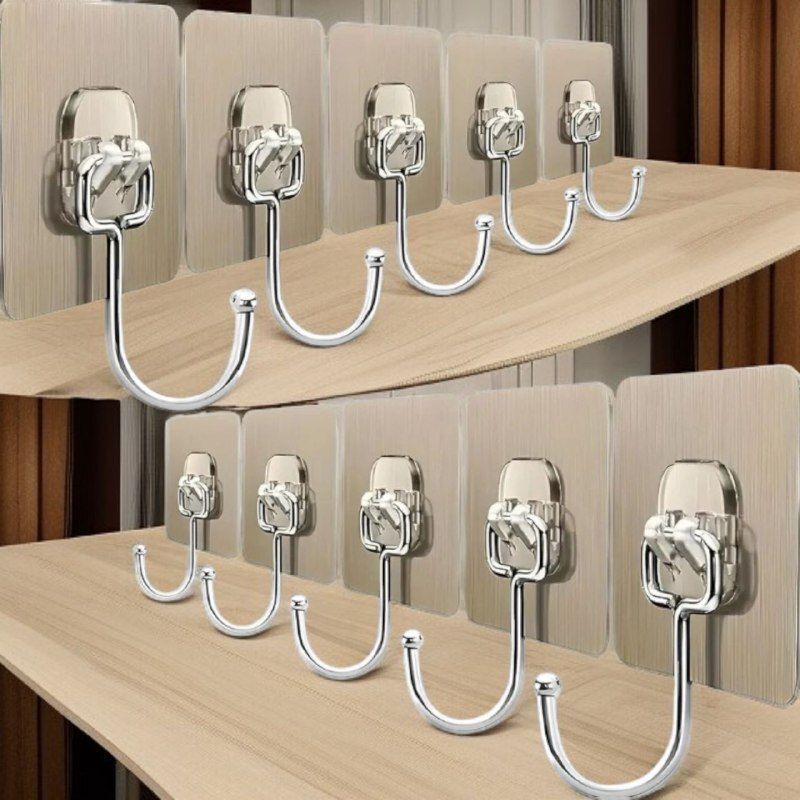 Matte Shower Rod Hook