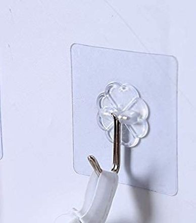 Glossy Shower Rod Hook-image-33