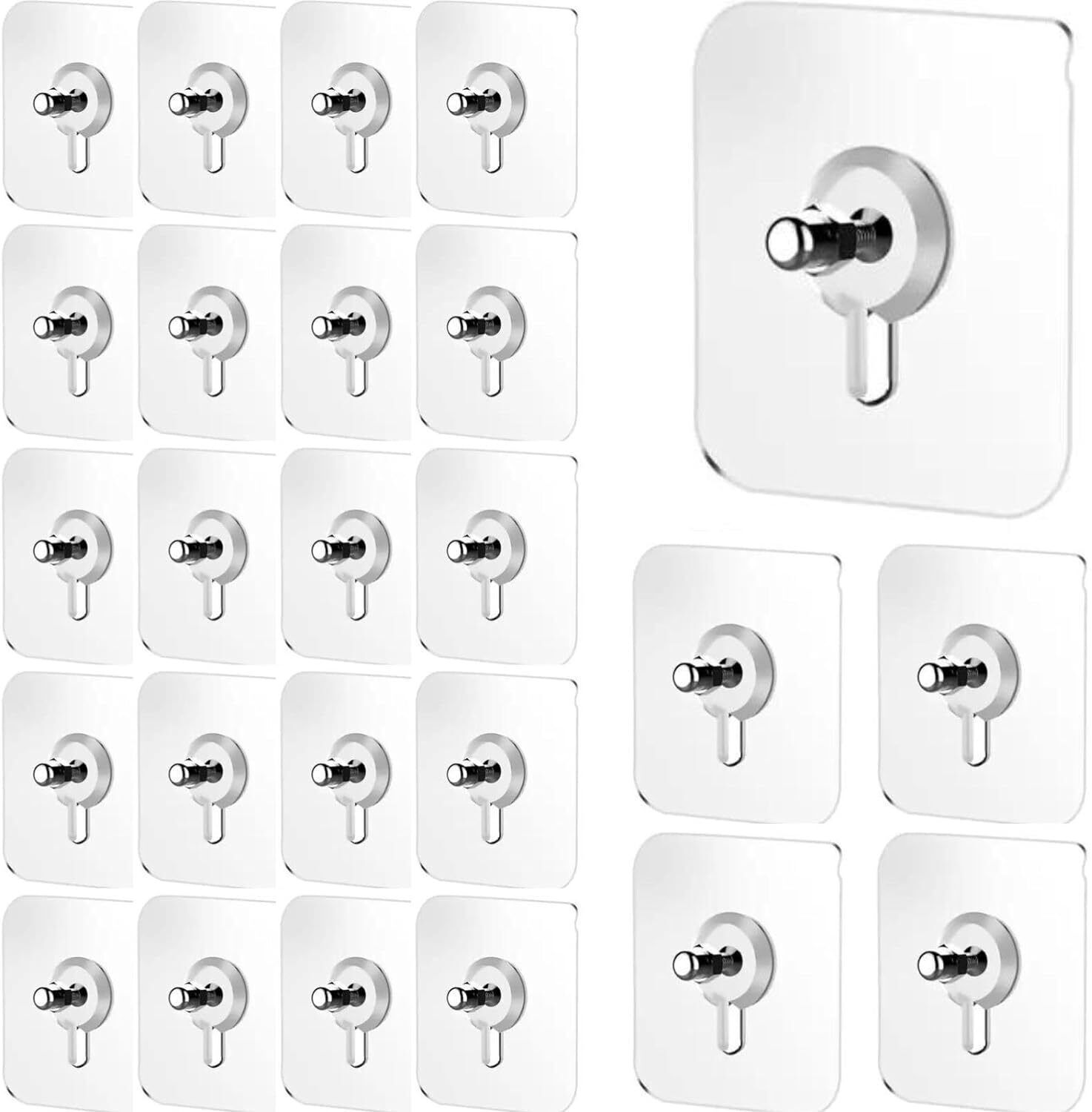 Glossy Shower Rod Hook-image-6