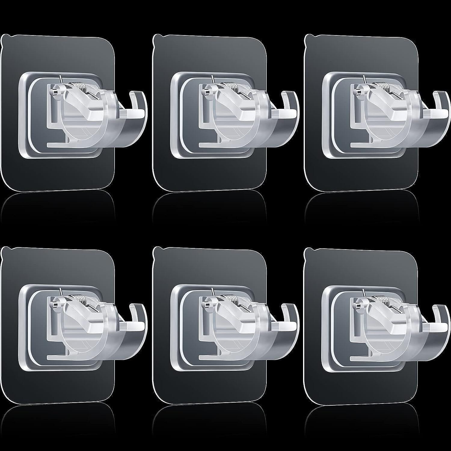 Glossy Shower Rod Hook-image-10