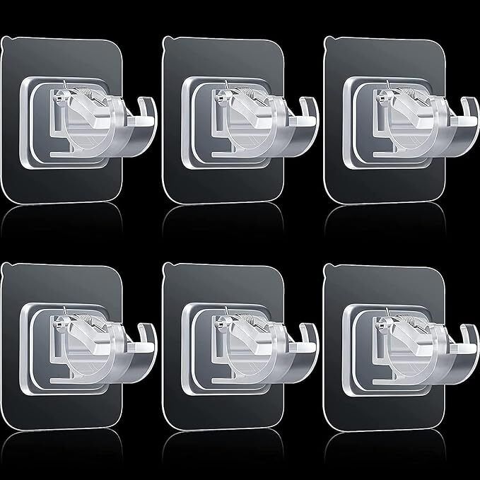 Matte Shower Rod Hook