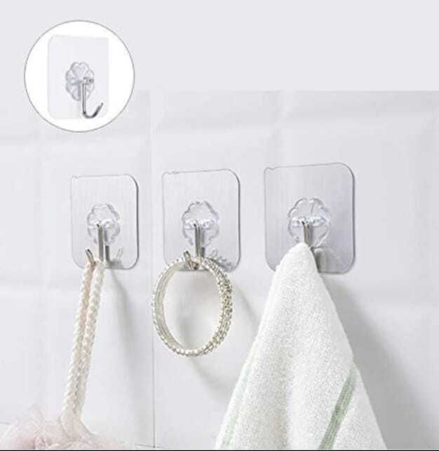 Glossy, Chrome Shower Rod Hook