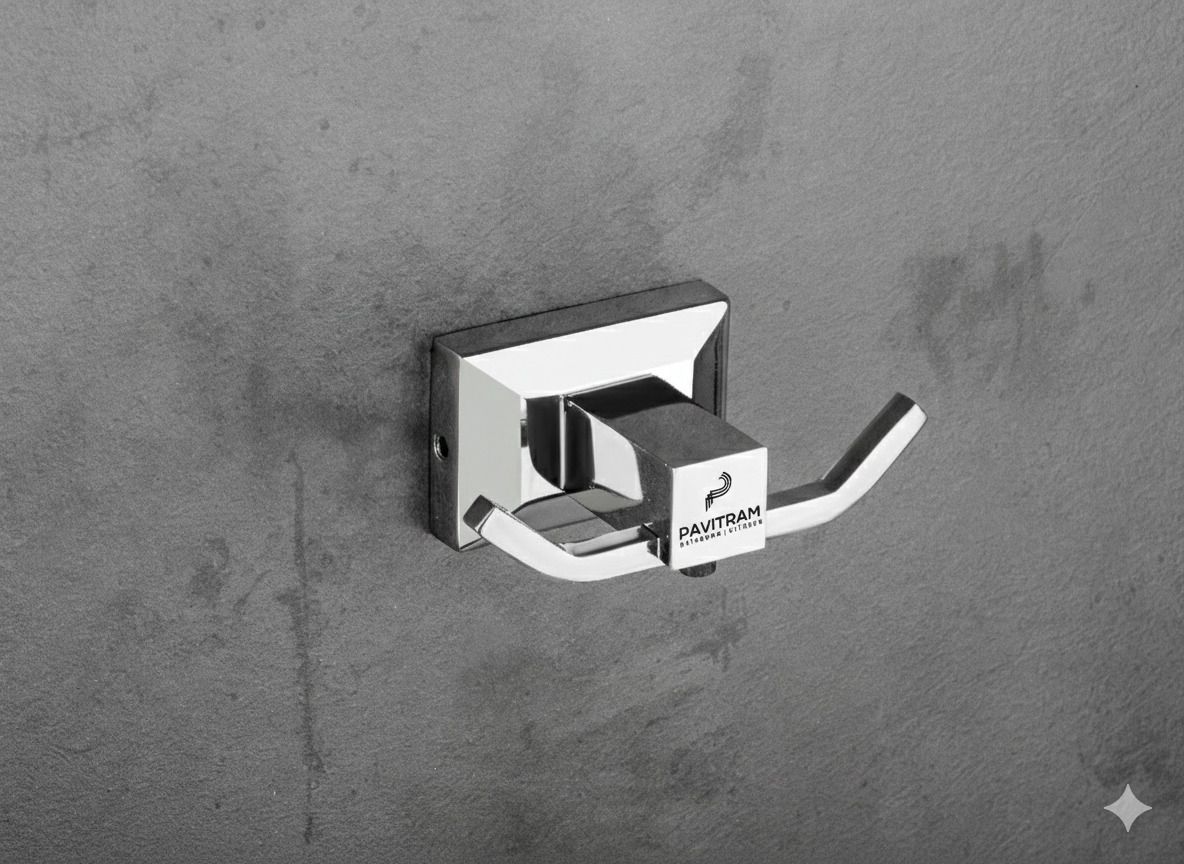 Chrome Shower Rod Hook-image-37