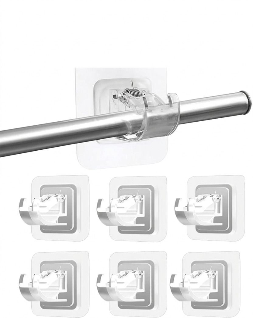 multerraestore Matte, Glossy Shower Rod Hook-picture-28