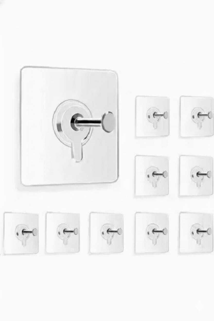 Glossy Shower Rod Hook