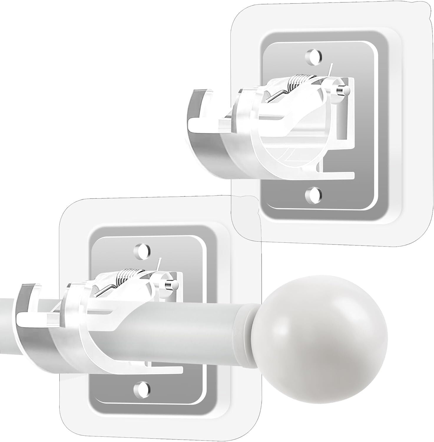 Chrome Shower Rod Hook