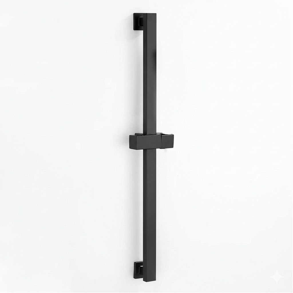 Aquieen Shower Sliding Rail | Stainless Steel Made | Black Color | Wall-Mounted Shower Sliding Rail-picture-18