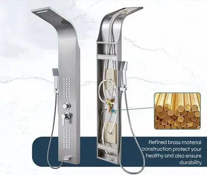 Allwinsink 5 Water Functions Shower Panel (Stainless Steel Grade 304) 5 Water Functions Shower Panel (Stainless Steel Grade 304)-picture-45