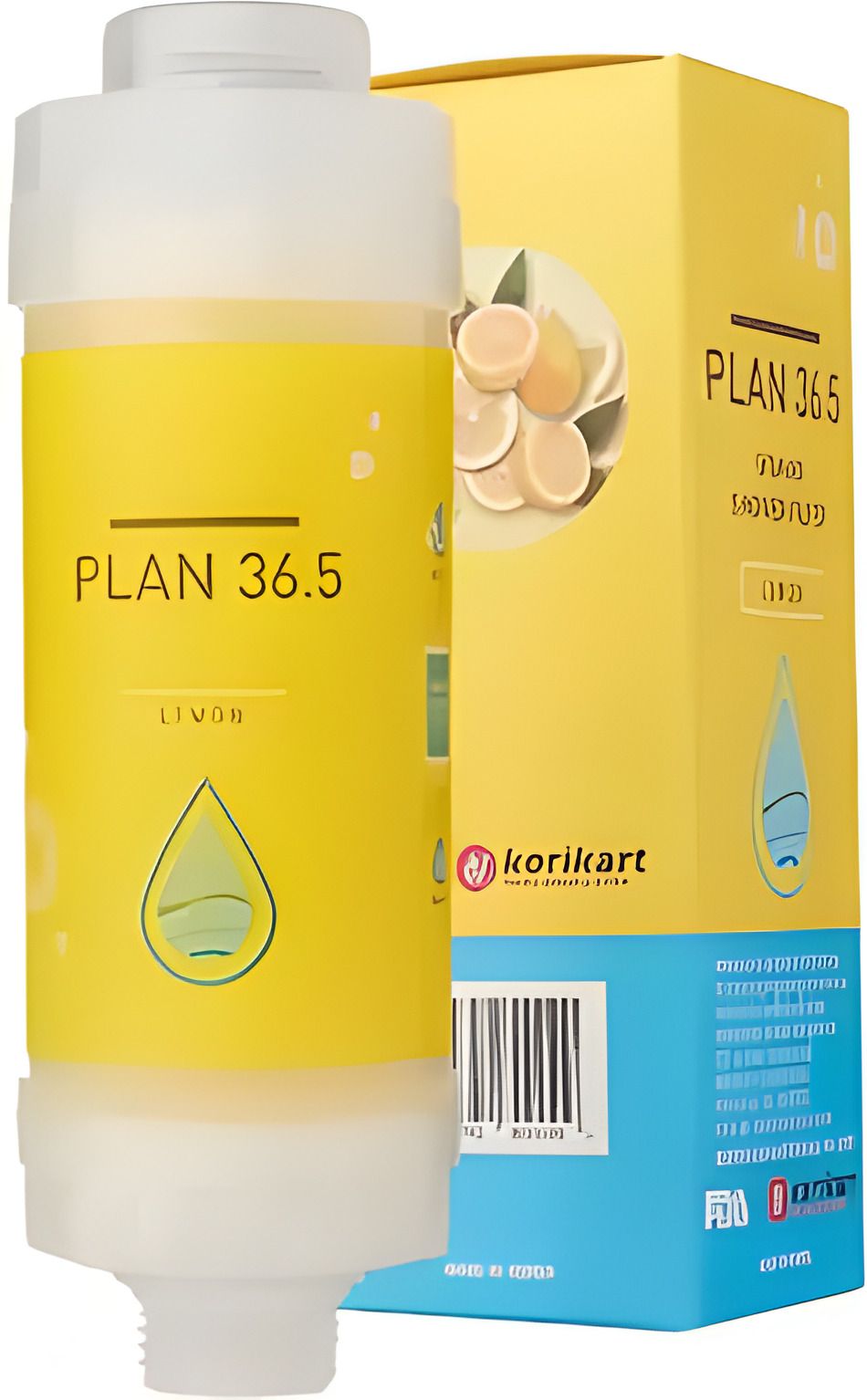 plan 36.5 Premium Vitamin C Korean Shower Filter for Bathroom Shower (Lemon Flavour)-picture-21