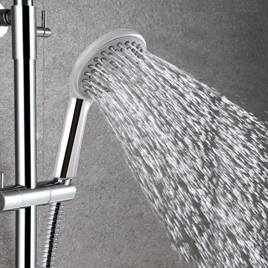 KIMSON ABS Multi Function 5 Modes Hand Shower with 1.5 Mtr Flexible Steel Tube & Hook Multifunction Hand Shower Rainfall, Mist, Waterfall, Massage, Jet Spray-picture-48