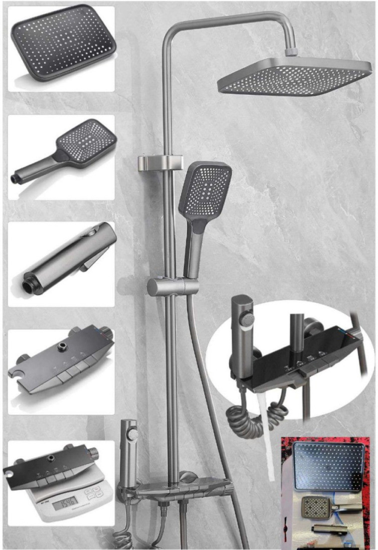 Seaborn High-Quality Shower Set with Water-Saving Features Digital Showers Jet image 1