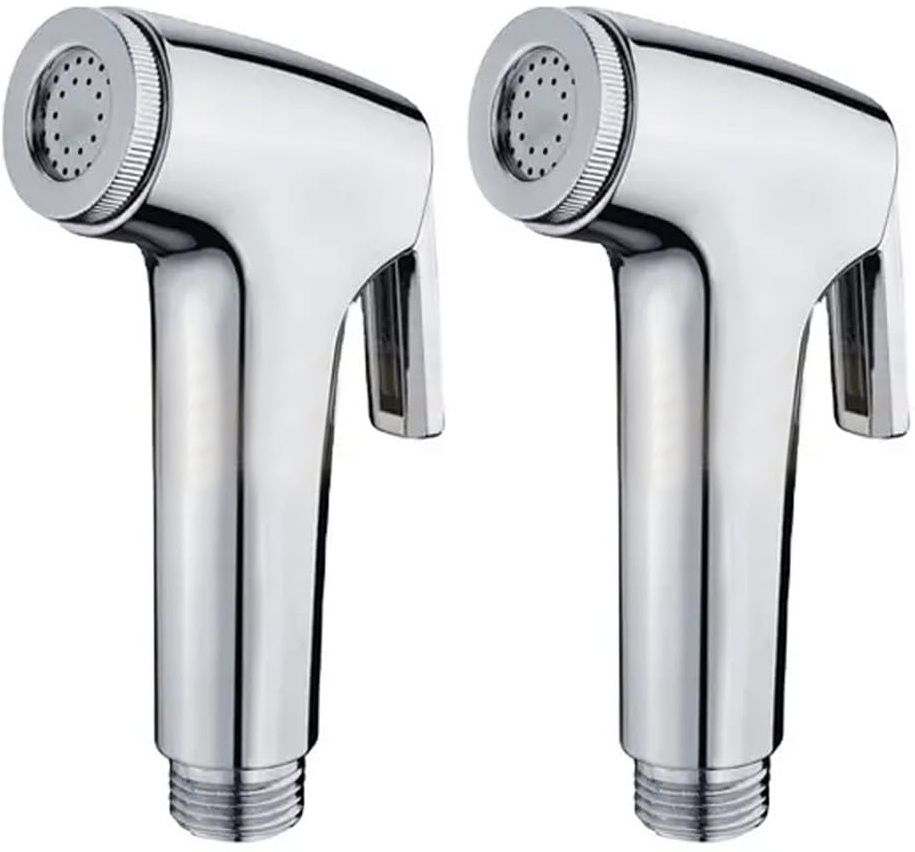 Imaashi Pack of 2 Chrome Plated Handheld Health Faucet Toilet Bidet Jet Spray Gun Hand Shower-image-15